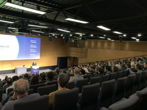 Salle de la cérémonie de remise des médailles CNRS 2024