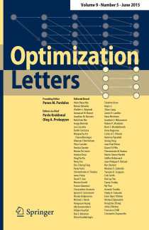 Optimization letter journal