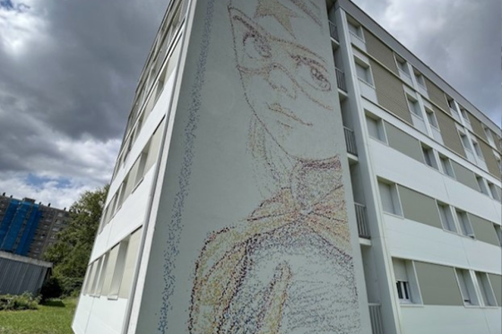 Fresque murale par un robot autonome