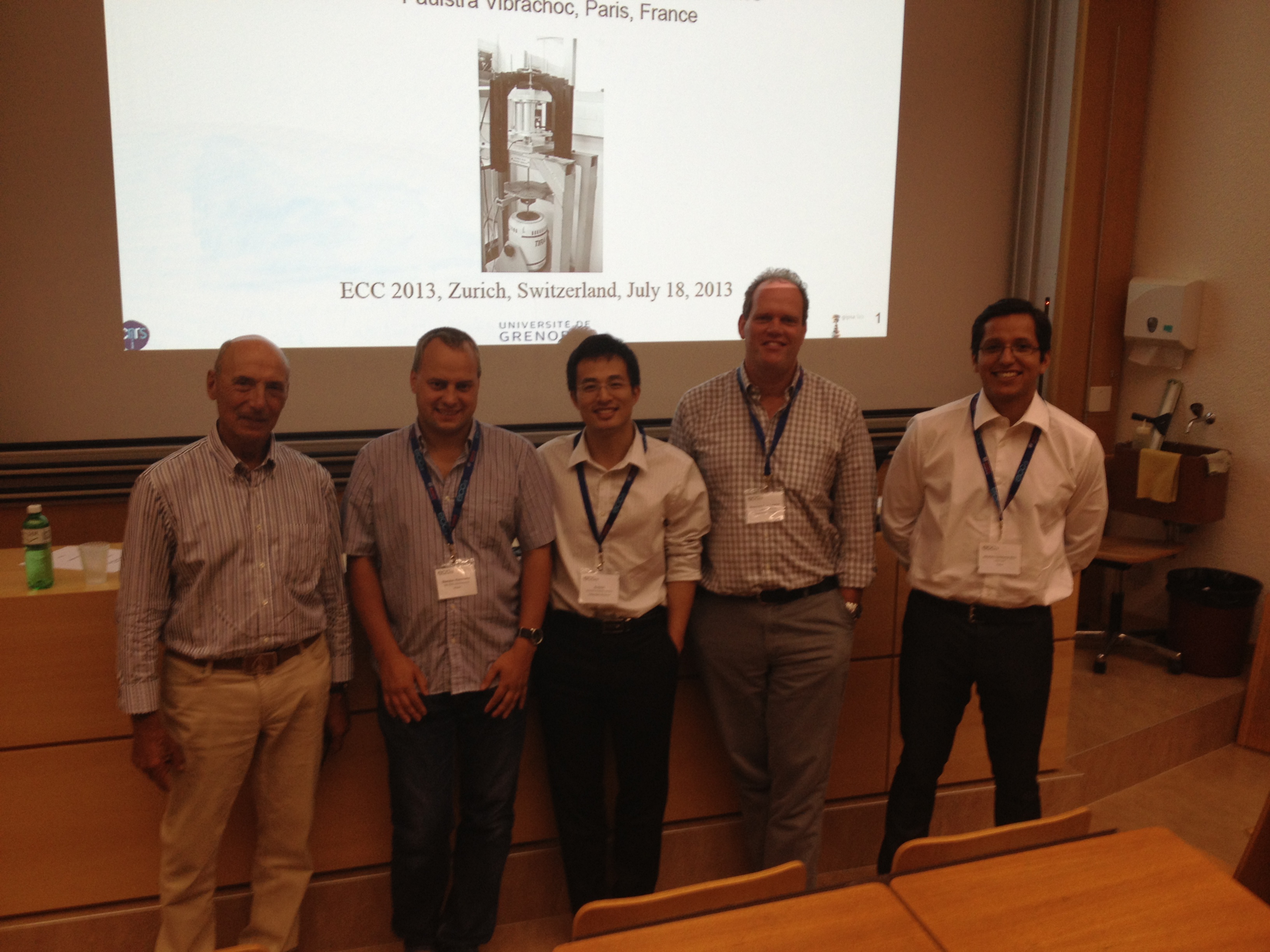 Photo of the participants in the invited session at the ECC13 at Zurich, SSwitzerland